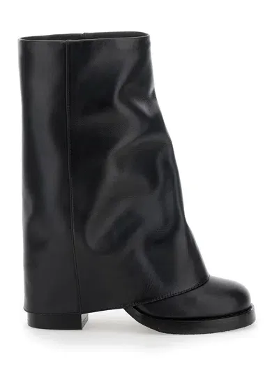 Paris Texas Alexandra Midcalf Boot In Black