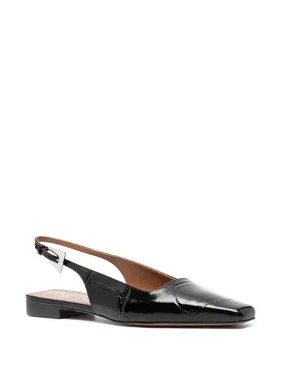 Paris Texas Bettina Ballet Flat In Black