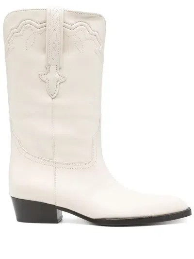 Paris Texas Hilda Boot In Neutrals