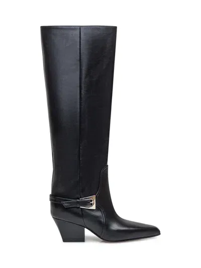 Paris Texas Jane Buckle Boot In Black