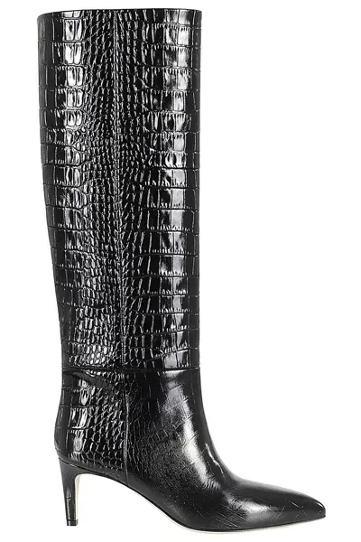 Paris Texas Stiletto Boot 60 In Carbone