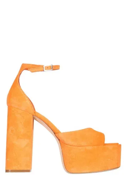 Paris Texas Tatiana Platform Sandals In Orange