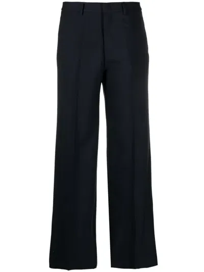 P.a.r.o.s.h High-waist Wide-leg Trousers In Blau