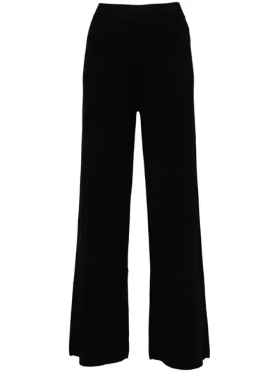 P.a.r.o.s.h Knitted Trousers In Black