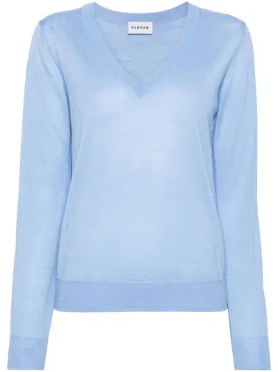 P.a.r.o.s.h Linfa Fine-knit Jumper In Blue