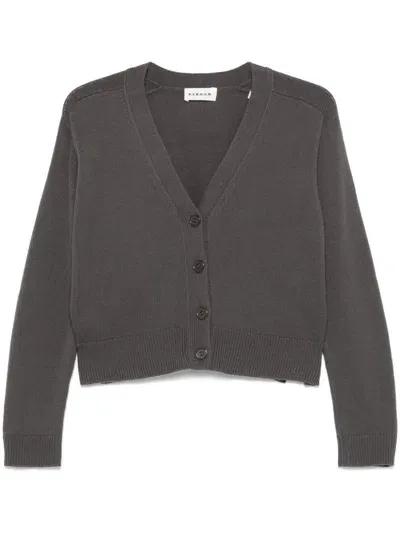 P.a.r.o.s.h Loos Cardigan In Grey