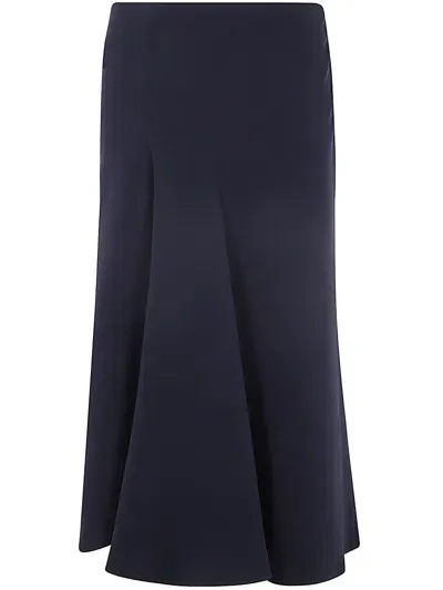 P.a.r.o.s.h Midi Cady Skirt In Blue