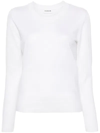 P.a.r.o.s.h Wool-silk-blend Jumper In Off White