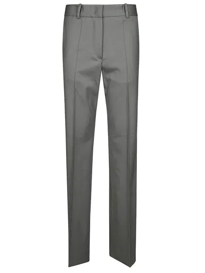 P.a.r.o.s.h Parosh Pantalone Sigaretta Stretch In Gray