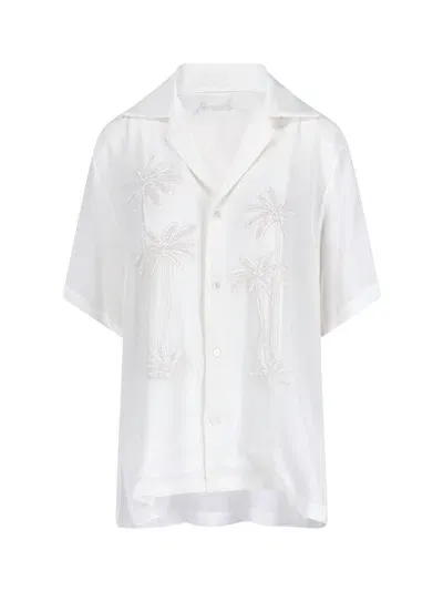 P.a.r.o.s.h Short-sleeved Shirt In White