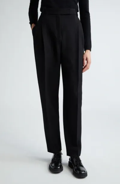 Partow Bacall Virgin Wool Pants In Black