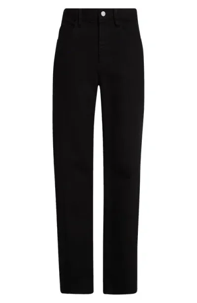 Partow Wyatt Straight Leg Jeans In Black