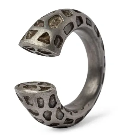 Parts Of Four Druid Ring In Silver