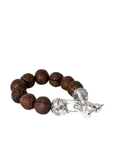 Parts Of Four Bodhichitta S3 Charm Bracelet In Silver