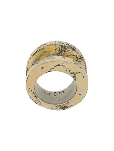 Parts Of Four Chasm Ring In Dirty 18k Gold