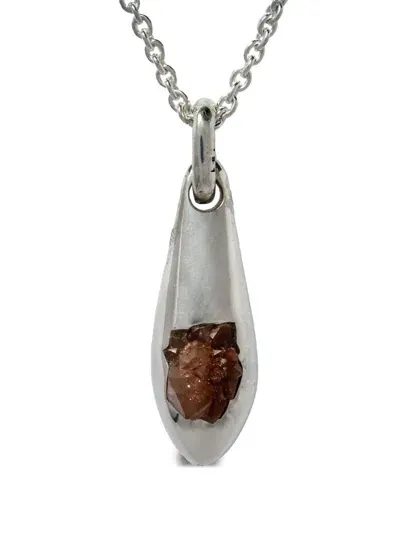 Parts Of Four Chrysalis Necklace In Silver