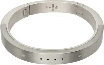 Parts Of Four Silver Sistema V2 Bracelet In Matte Silver