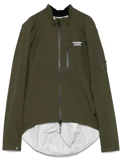 Pas Normal Studios Essential Shield Jacket In Green