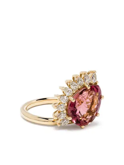 Pascale Monvoisin 18k Yellow Gold Sun No. 2 Tourmaline And Diamond Ring