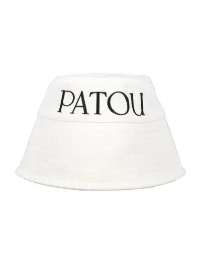 Patou Bucket Hat In White