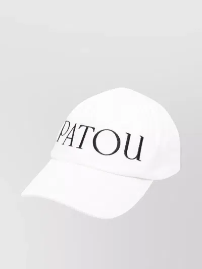 Patou Logo Cap In White