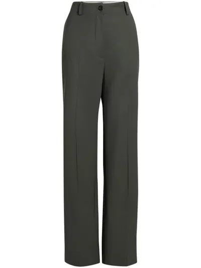 Patou Wide-leg Tailored Trousers In Brown