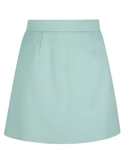 Patou Iconic Mini Skirt In Grün