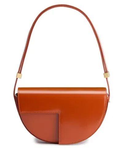 Patou Le Petit  Leather Bag In Brown