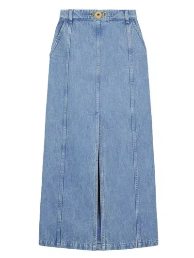 Patou Midi-skirt In Blue