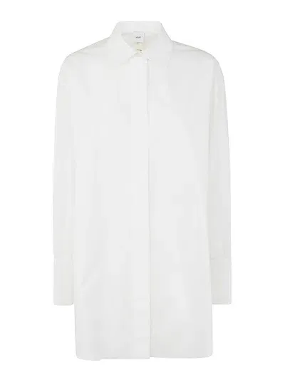 Patou Mini Shirt Dress In White