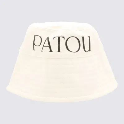 Patou White And Black Cotton Bucket Hat