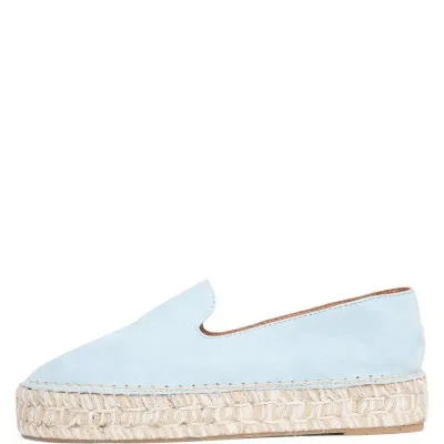 Patricia Green Avery Espadrille Loafer In Sky Blue