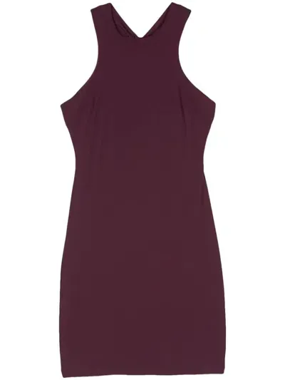 Patrizia Pepe Cut-out Detail Sleeveless Dress In Pink