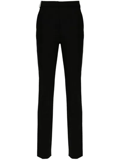 Patrizia Pepe Essential Trousers In 黑色