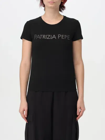 Patrizia Pepe T-shirt  Woman Color Black In Schwarz