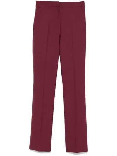 Patrizia Pepe Tailored Trousers In Purple