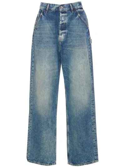 Patrizia Pepe Wide-leg Jeans In Blue