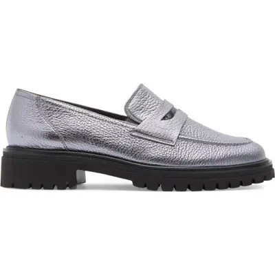 Paul Green Wellesley Platform Loafer In Piom Black Combo