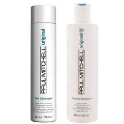 Paul Mitchell Awapuhi Shampoo And The Detangler 500ml Bundle In White