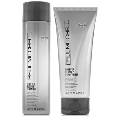 Paul Mitchell Forever Blonde Shampoo And Conditioner In White