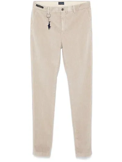 Paul & Shark Corduroy Trousers In Neutrals