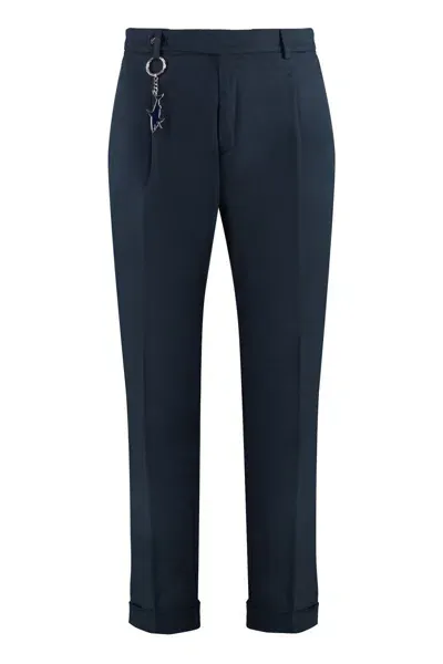 Paul & Shark Men's Cotton Trousers In Blue