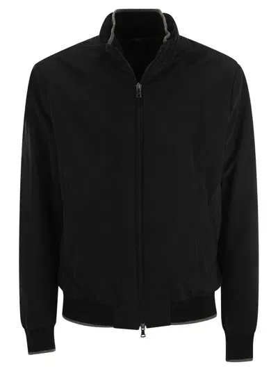 Paul & Shark Men's Padded Bomber Jacket In Black