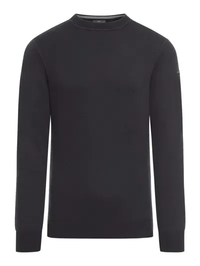 Paul & Shark Wool Sweater In Black