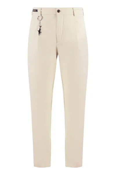 Paul & Shark Technical-nylon Pants In Beige