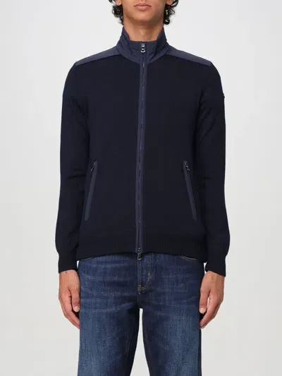 Paul & Shark Zip-up Sweater In Blau