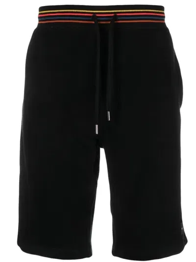 Paul Smith Bermuda Logo In Black