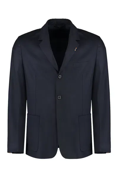 Paul Smith Wool-cashmere Blend Two-button Blazer In Blue