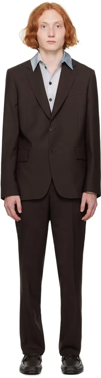 Paul Smith Brown 'the Brierley' Suit In 69 Browns