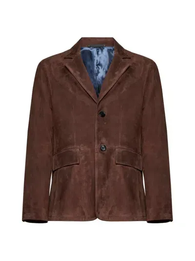 Paul Smith Blazer In Brown